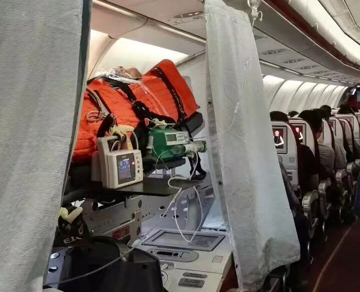 石景山区跨国医疗包机、航空担架